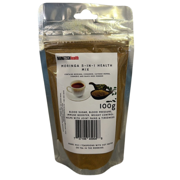Nanotech Health Moringa 5 in 1 Mix 100g 1 Nanotech Health Moringa 5 in 1 Mix 100g