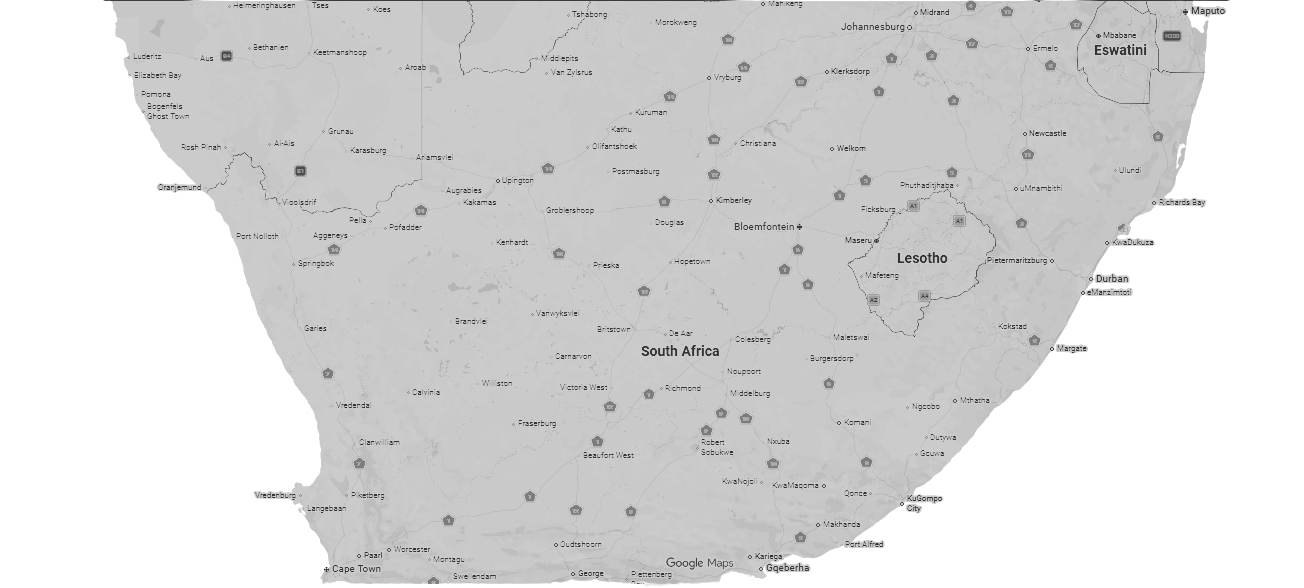 Where to Buy Nanotech Health Products Near You 1 Map of South Africa showing where to buy Nanotech Health products near you
